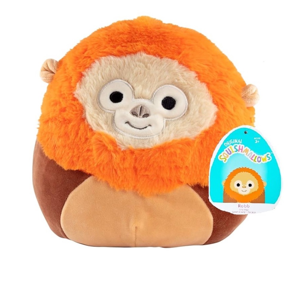Squishmallows 8" Robb The Orangutan Monkey Plush